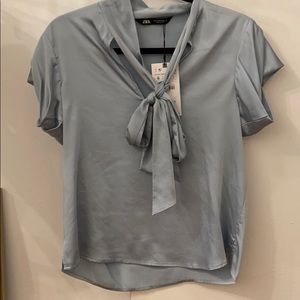Zara silk top